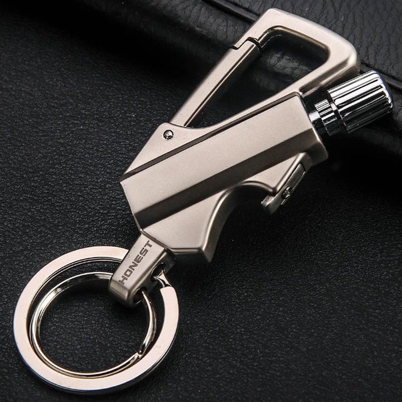 Premium Fire Starter Survival Multi Tool Key Chain - NovaTech365